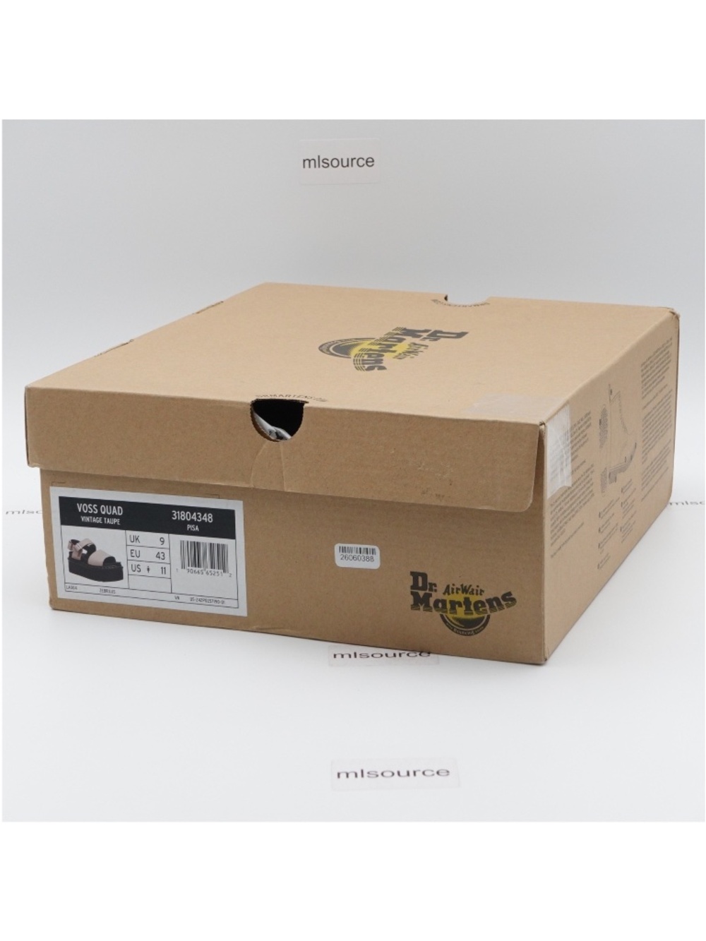 NEW Dr. Martens Voss Quad PISA Leather Platform Sandals - Picture 7 of 7